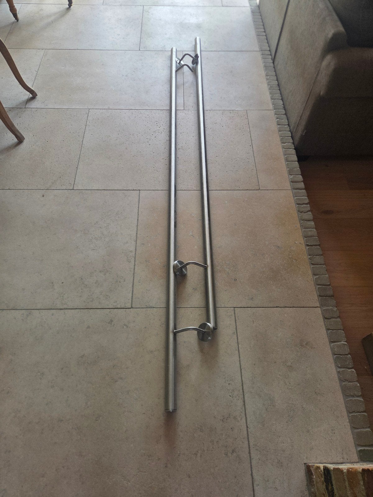 Inox leuning, Ophalen, Inox