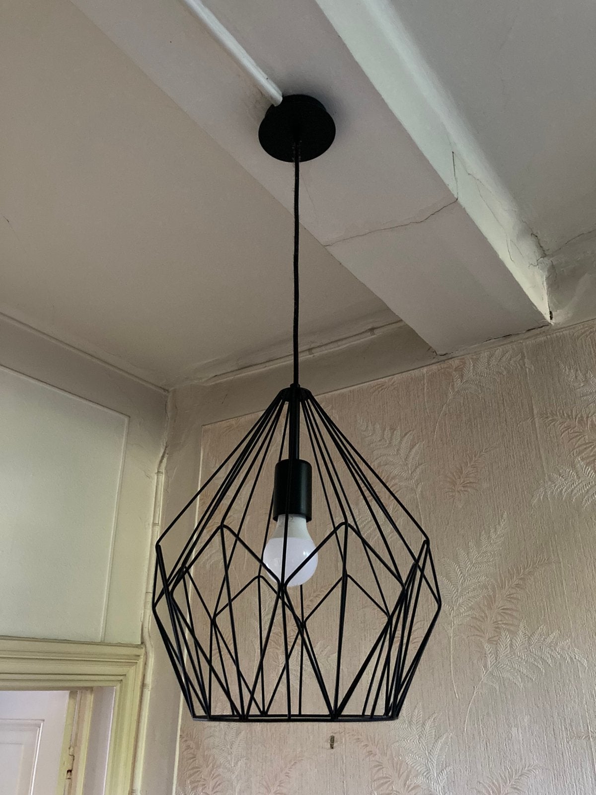 Set van 2 metalen kroonluchters, Ophalen, E27 (groot), Metaal, Contemporain