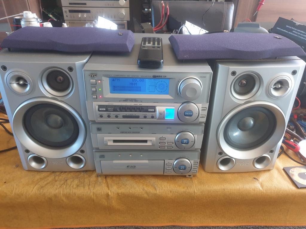 JVC COMPACT COMPONENT MD SYSTEM MX-MD70R RDS EQN, Enlèvement, JVC
