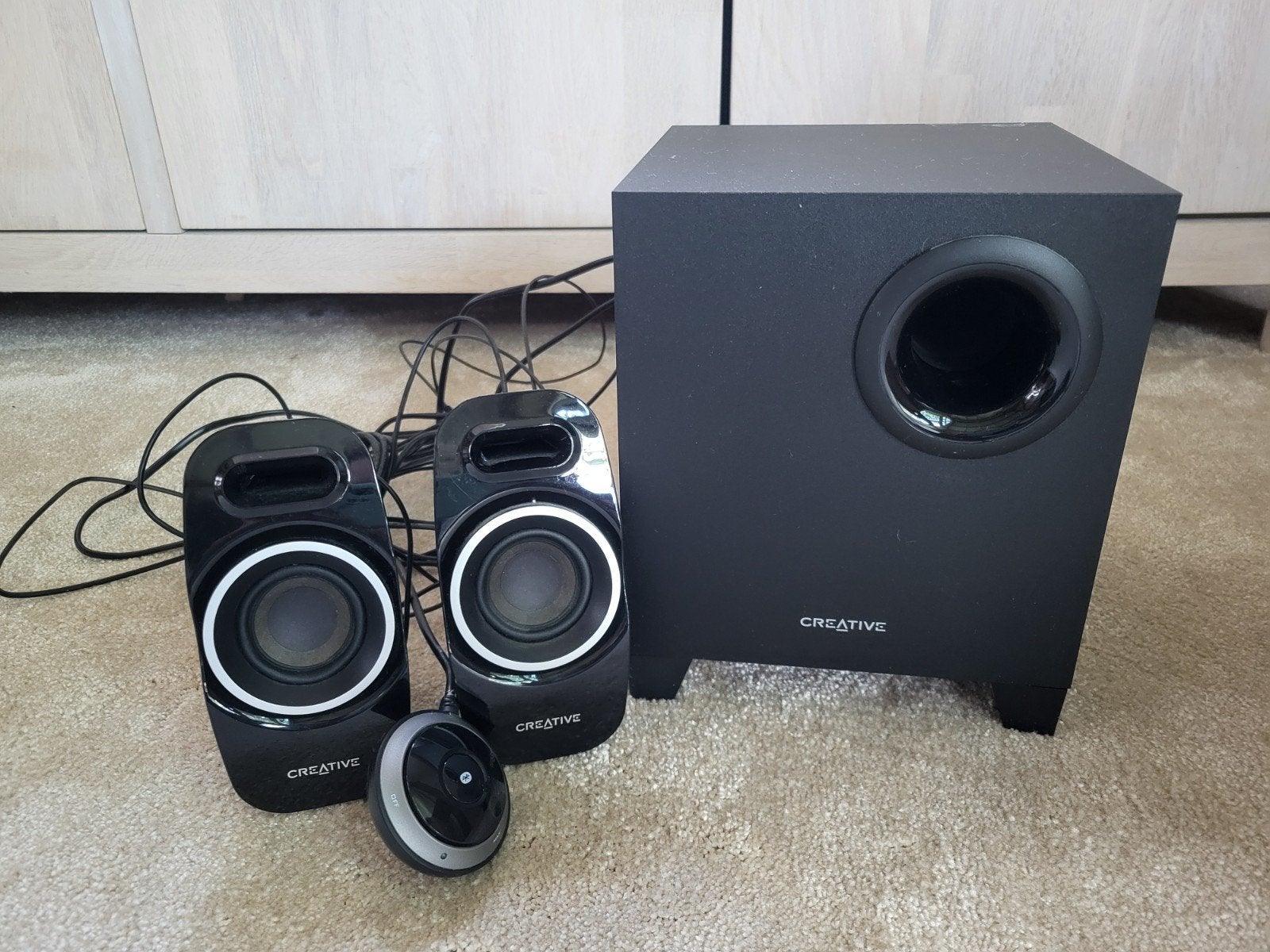 Creative T3250 wireless

In prima staat

Verzending mogelijk, Computers en Software, Pc speakers, Ophalen of Verzenden