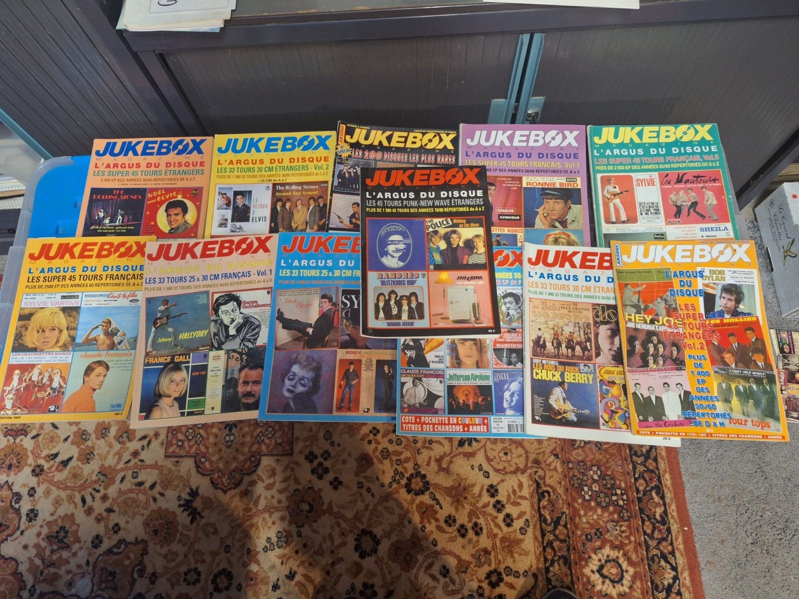 Lot 12 Jukebox Argus Magazines van de Rare Punk Ro vinylplaa, Ophalen of Verzenden, Algemeen