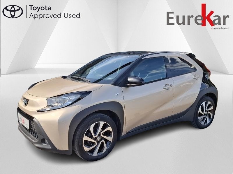 Toyota Aygo PULSE, Auto's, Toyota, https://public.car-pass.be/vhr/76032d94-d45f-4de7-ac43-d895f04906b5, 72 pk, Beige, USB