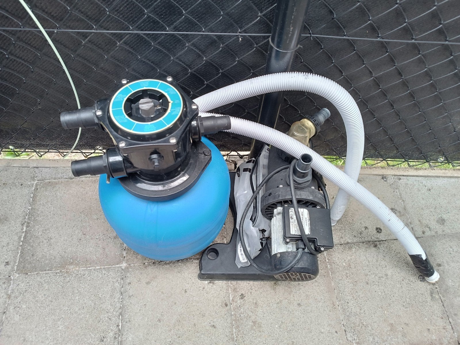 zandfilter (hendel defect), Enlèvement