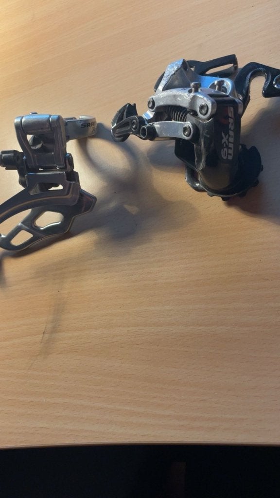 Sram X9 derailleurset, Fietsen en Brommers, Gebruikt, Ophalen of Verzenden, SRAM, Derailleur of Ketting
