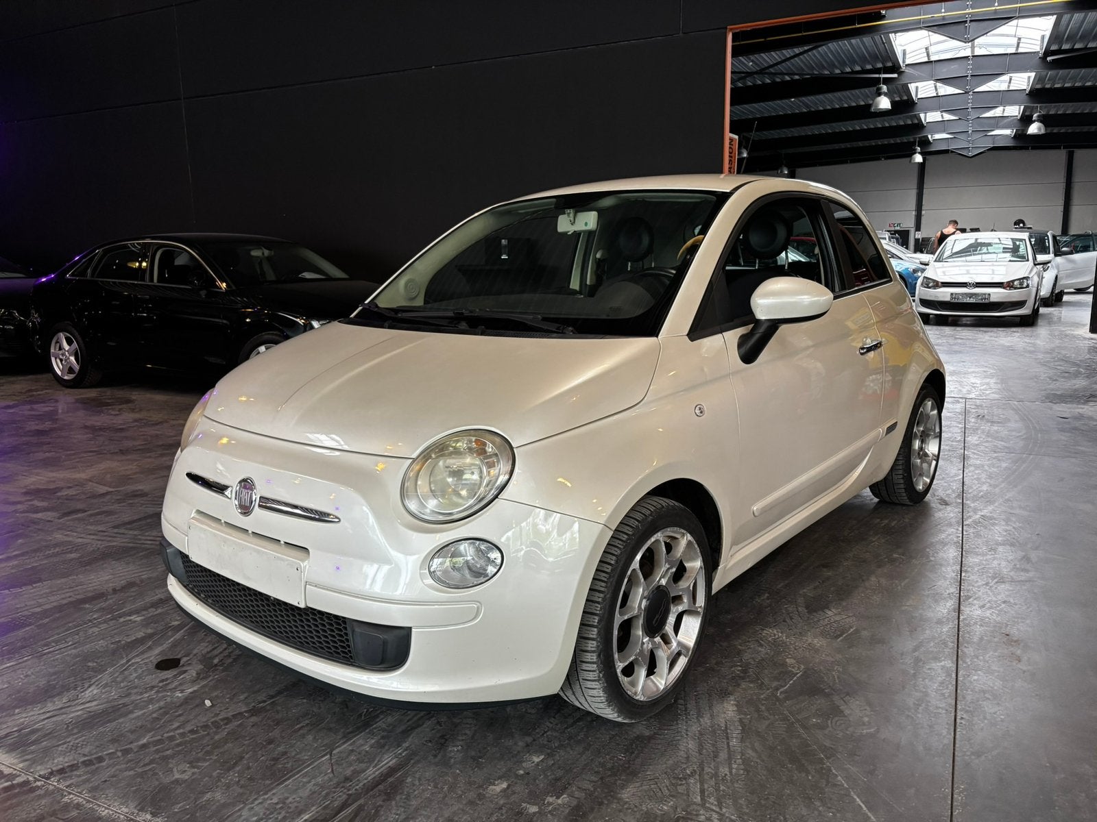 Fiat 500 automatique/1.2 POP essence/12 mois de garantie, Auto's, Fiat, Stof, 4 cilinders, Wit, Bedrijf