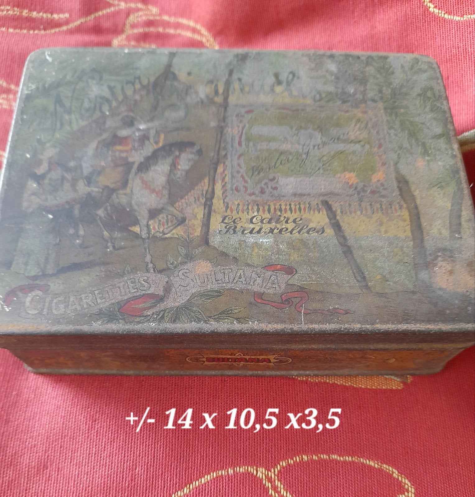 Ancienne boîte de cigarettes Sultana Le Caire  Bruxelles, Enlèvement ou Envoi