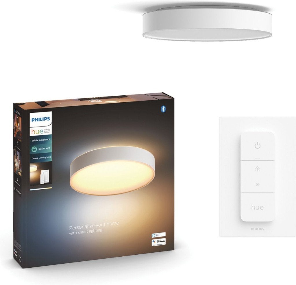 Philips Hue White Ambiance Devere L (Grande taille), Maison & Meubles, Neuf, Autres culots, Synthétique, Design