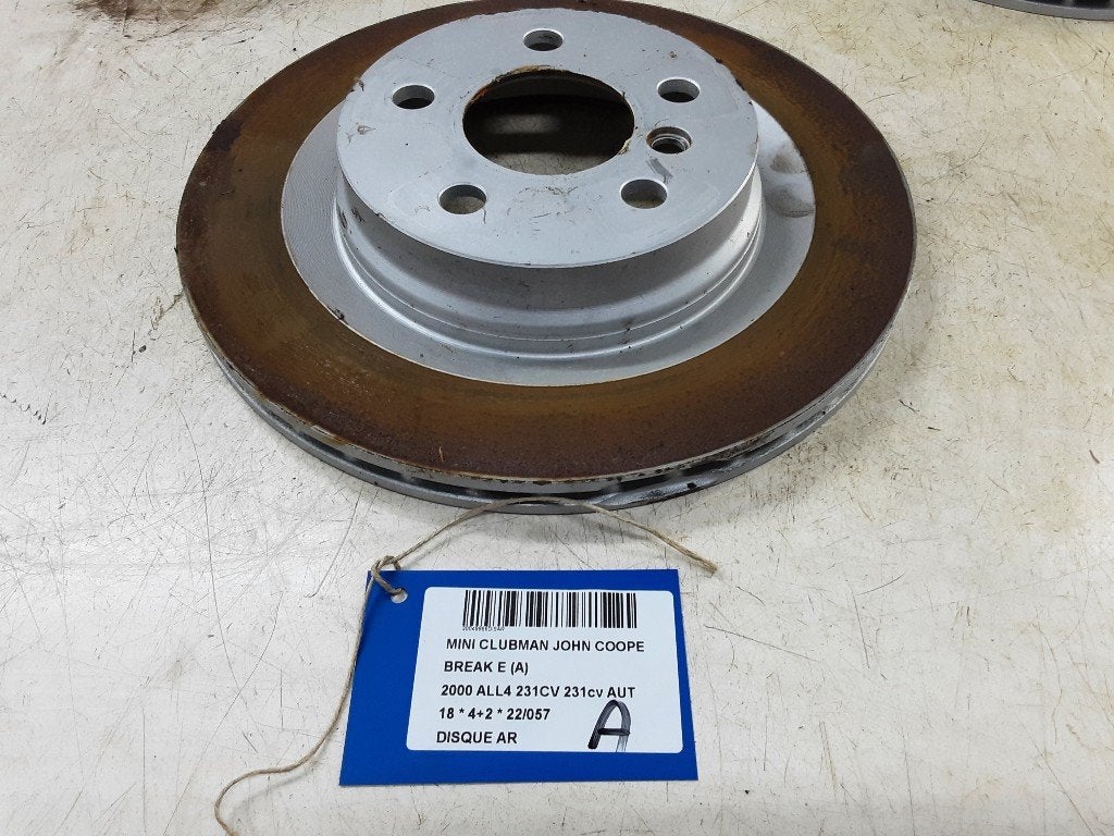 FREIN DISQUE ARRIÈRE Mini Clubman (F54) (01-2014/02-2024), Petuelring 130
80809  München, DE, Mini, Utilisé, Minikundenbetreuung@mini.de