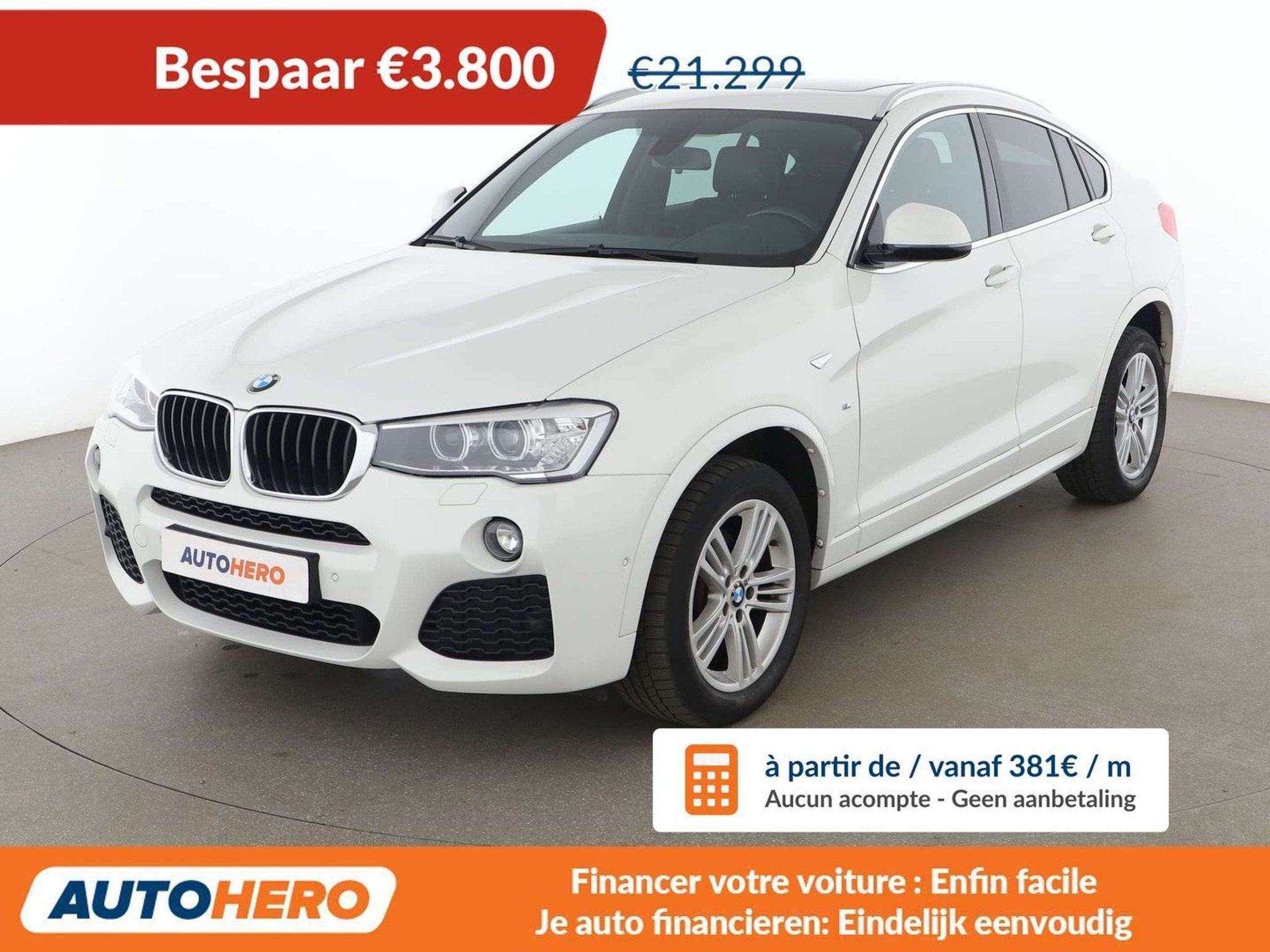 BMW X4 xDrive 20i Sport (année de construction 2016), Autos, BMW, Cuir, Achat, 135 kW, Noir