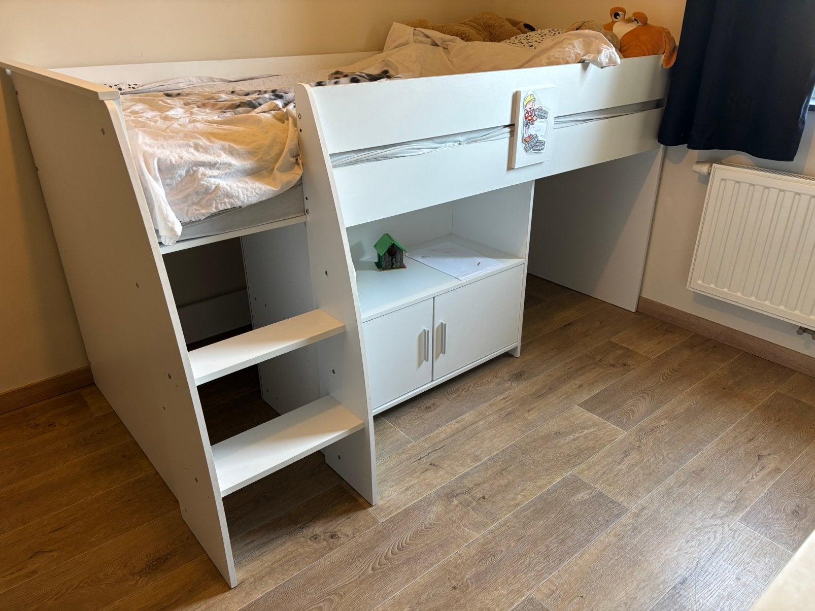 Hoogslaper met bureau, Ophalen, Zo goed als nieuw, Hoogslaper