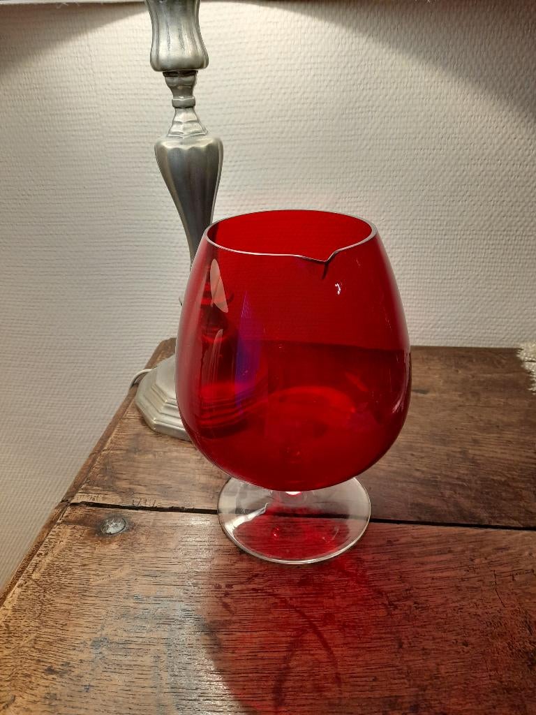 Bol à mélanger en verre Rupel Booms rouge rubis, Enlèvement ou Envoi