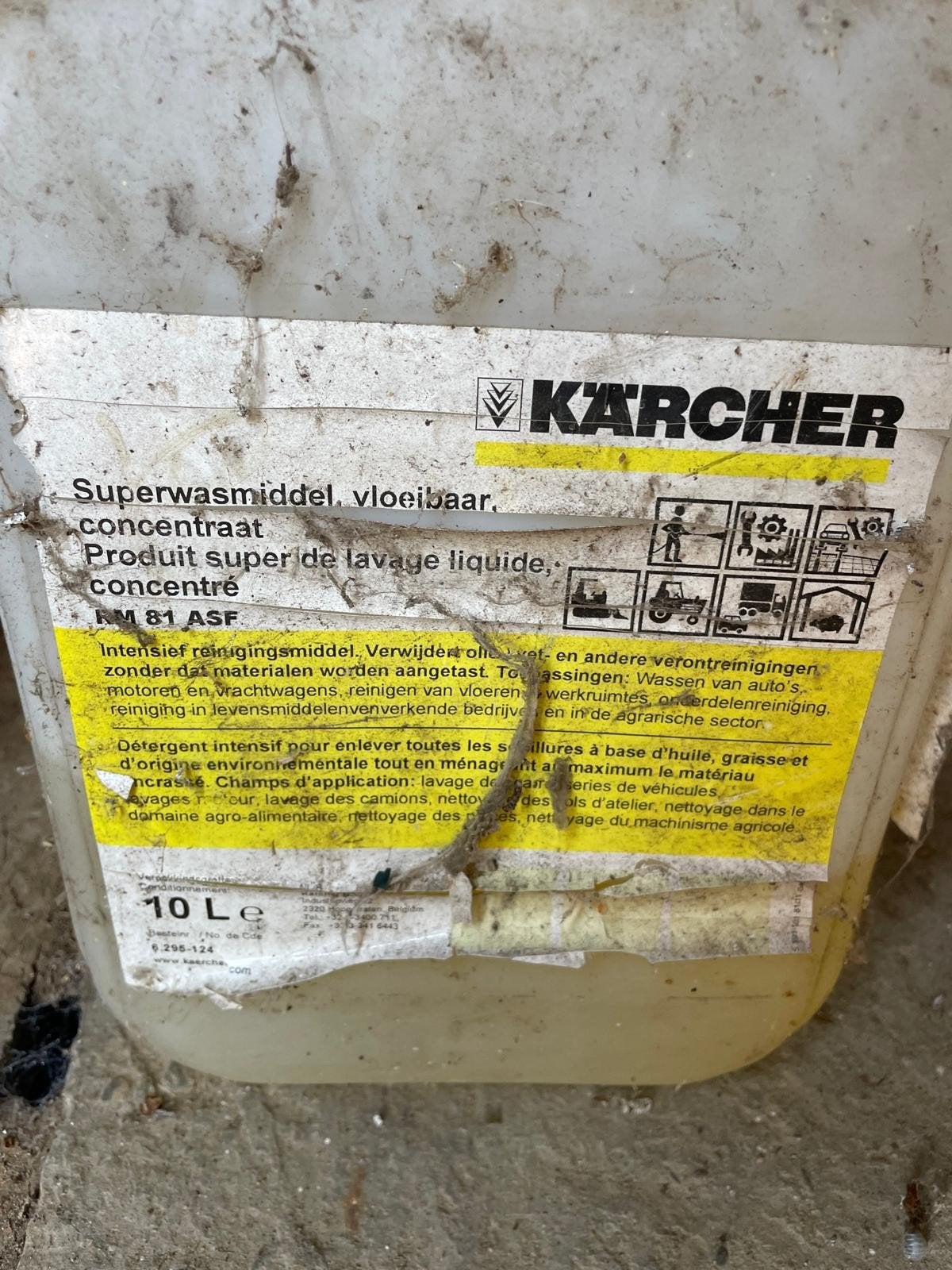 Kärcher HDS 600 Ci, Ophalen