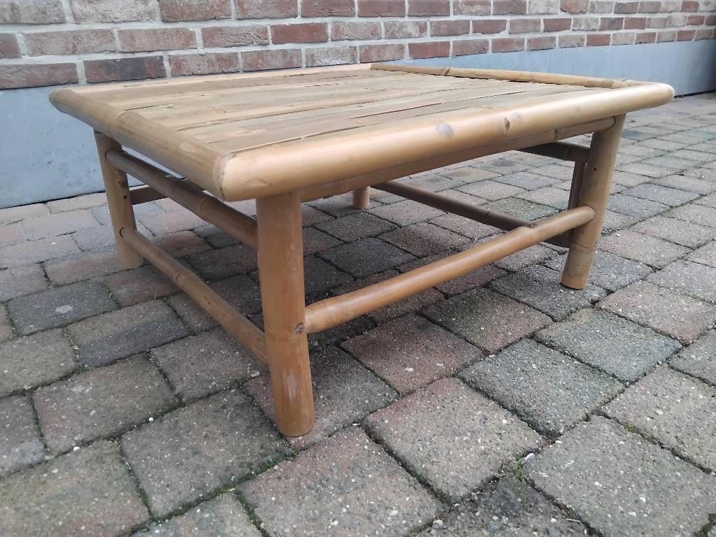 bamboe salontafel nieuw ongebruikt voor binnen of buiten, Ophalen, Nieuw