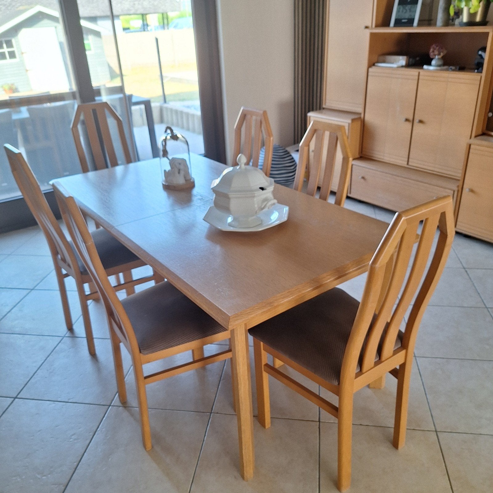 Meubilair eetkamer, Huis en Inrichting, Ophalen, Gebruikt, 4 tot 6 stoelen