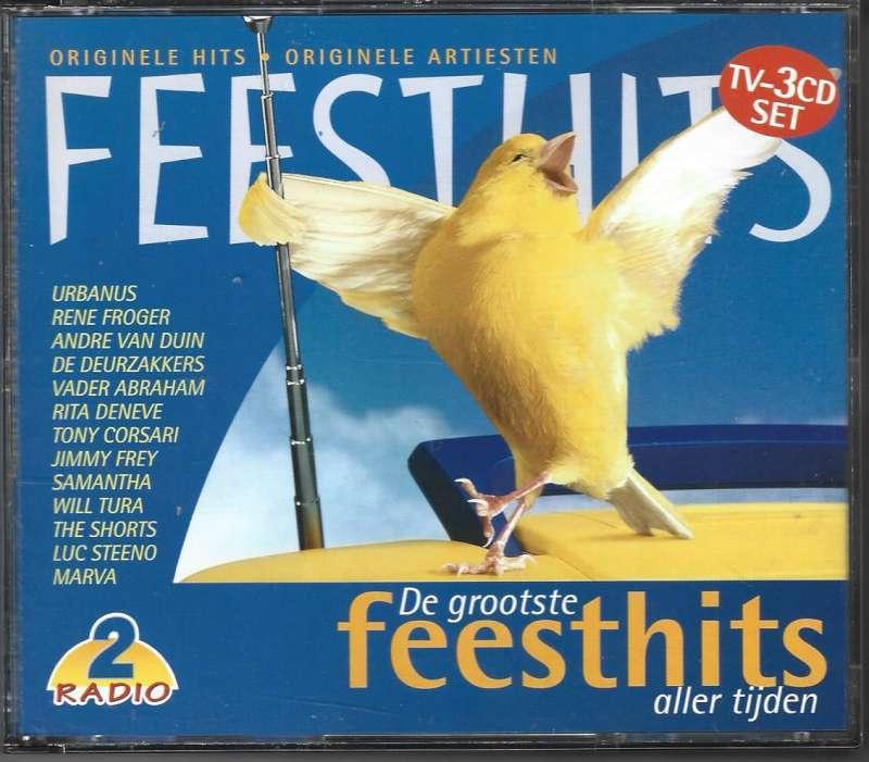 3 CD De Grootste Feesthits Aller Tijden, Ophalen of Verzenden, Zo goed als nieuw, Pop