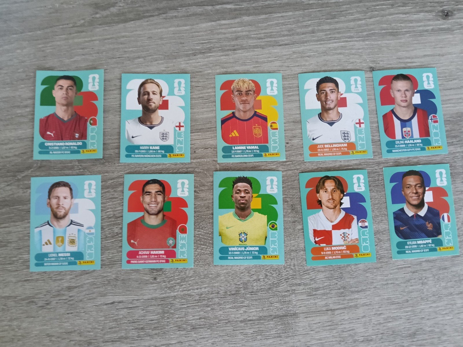 Panini World cup 2026 Best players, Ophalen, Nieuw, Meerdere stickers
