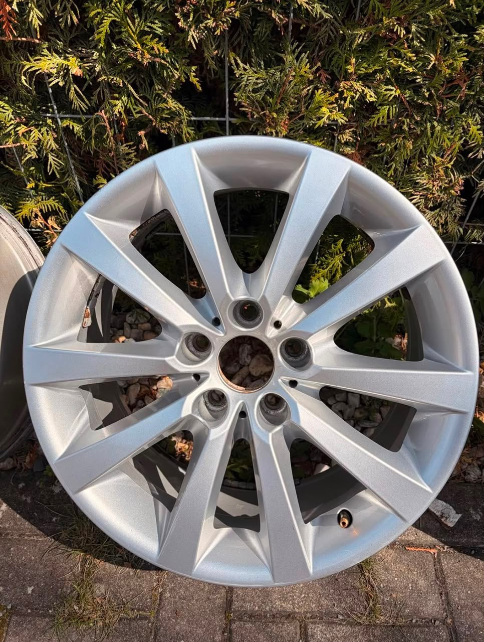 4 originele BMW 18" wielen Style 328 serie 5 F10 F11/6-serie, Auto-onderdelen, Banden en Velgen, Gebruikt