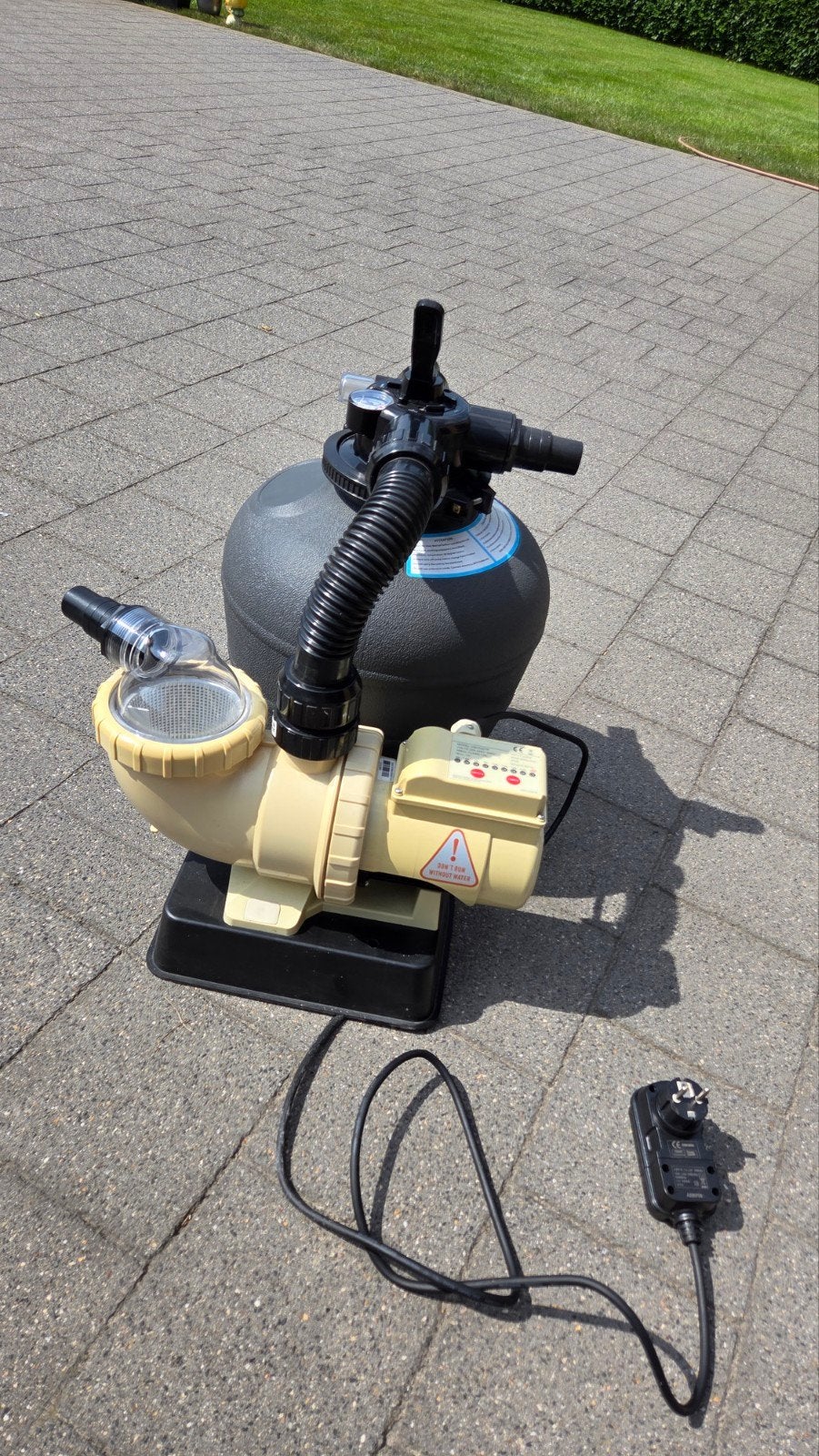 Hydro -fit filter met pomp 8000l per uur zgan, Ophalen, Filter