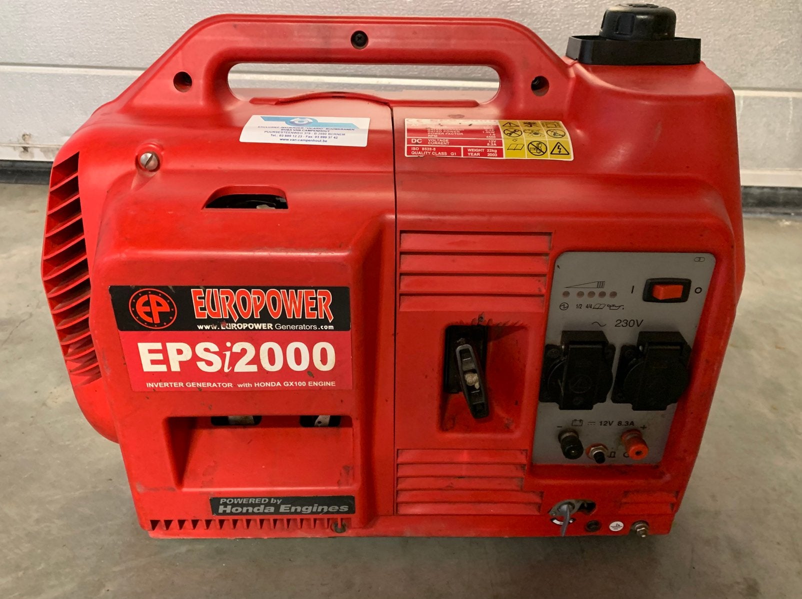 Invertor-generator EPSi2000, Bricolage & Construction, Générateurs, Comme neuf, Enlèvement