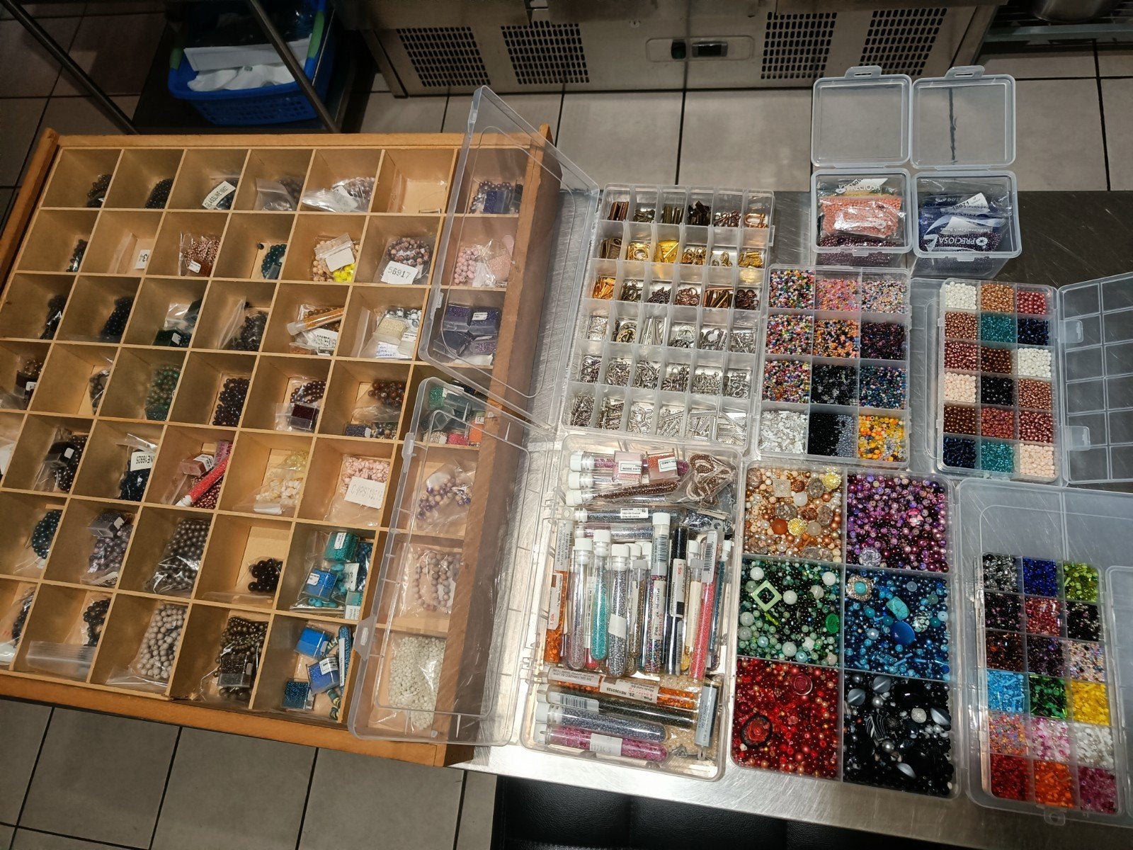 Groot assortiment kralen !!, Ophalen