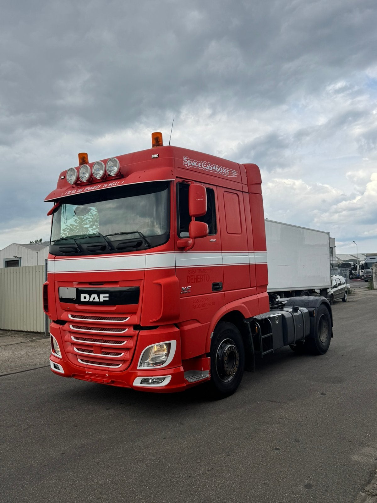 Daf 2017 pto km 442623 manuele versnellingsbak, Auto's, Euro 6, Diesel, Particulier, DAF