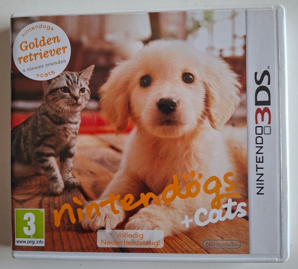 Jeu Nintendo 3DS Nintendo chiens + chats, Enlèvement ou Envoi, Utilisé