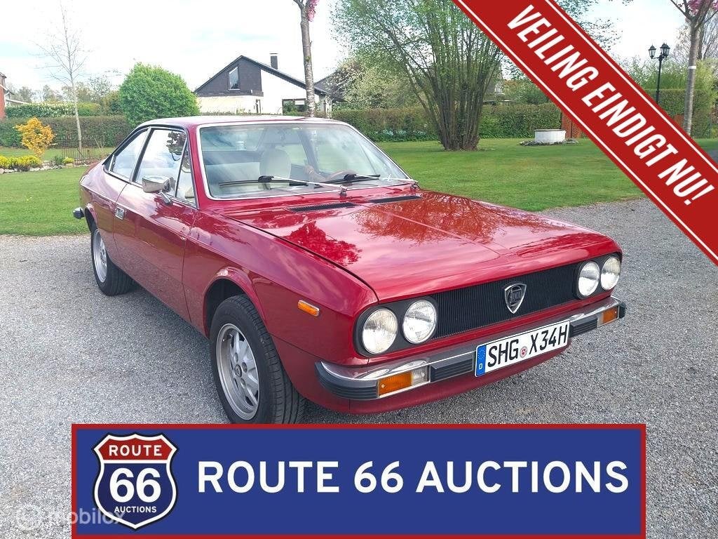 Lancia Beta Coupe | 1977 | Route 66 Auctions, Auto's, Zwart, Bedrijf, Handgeschakeld, Overige carrosserie