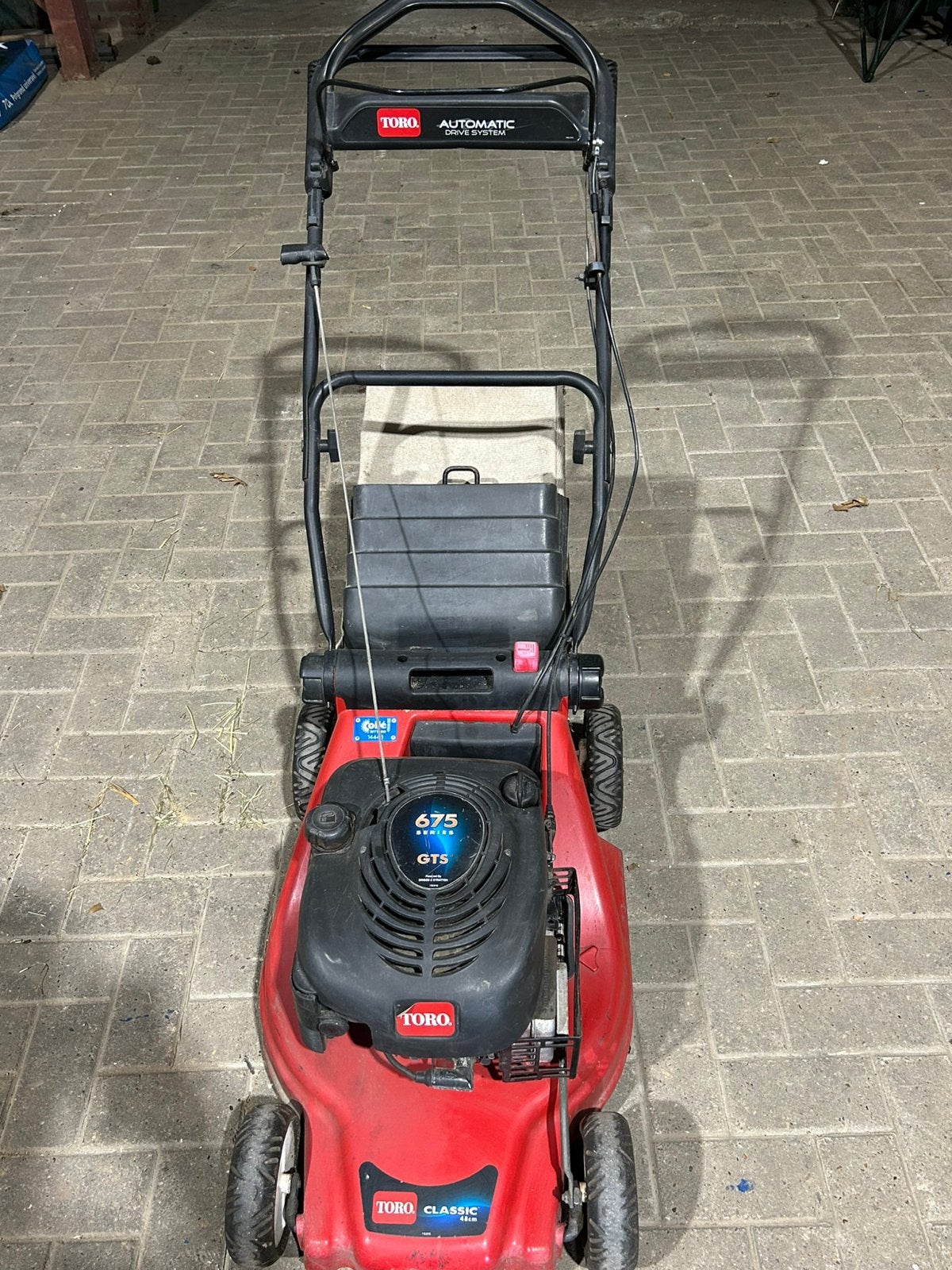 Toro grasmaaier, Ophalen, Zo goed als nieuw