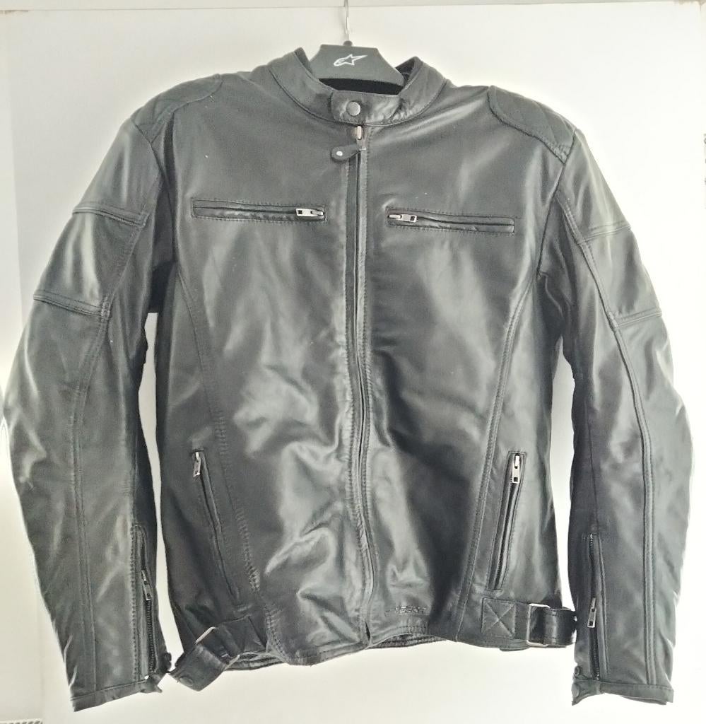 Motorjas Heren. Modeka Ruven Black (XL, Men), Motoren, Kleding | Motorkleding, Jas | leer, Heren, Tweedehands, Ophalen