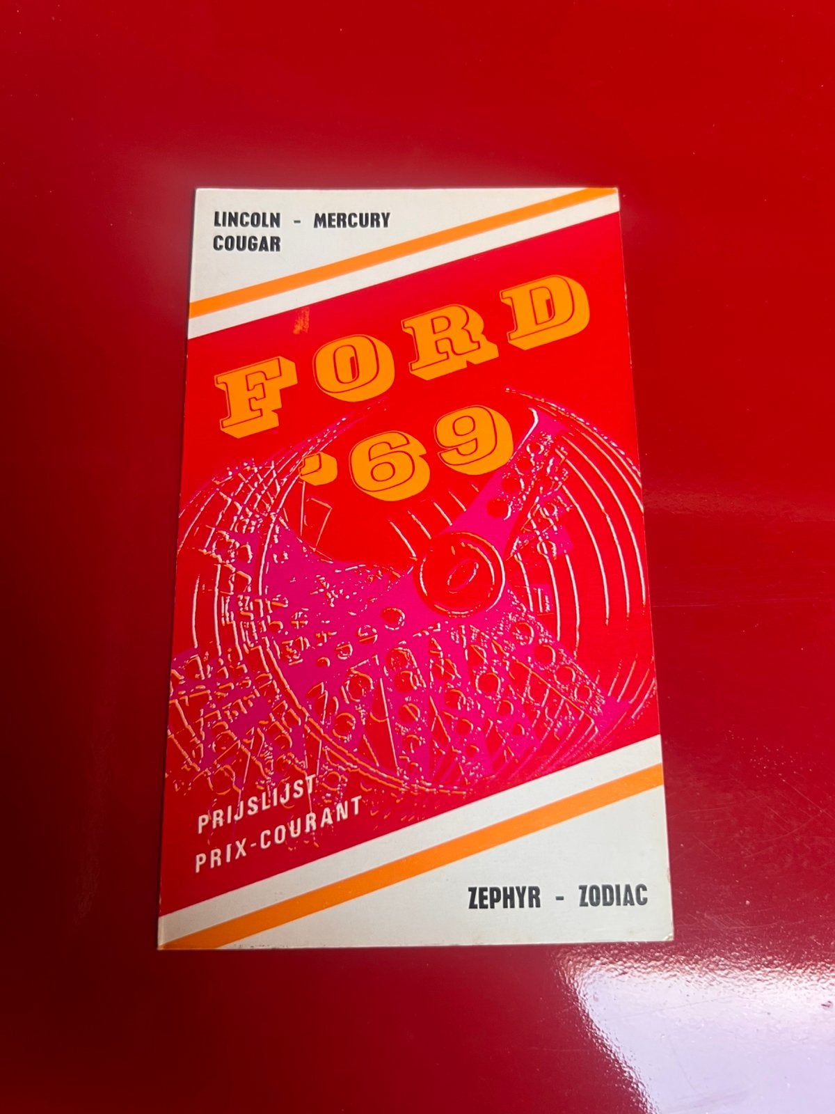 Prijslijst 1969 ford, Ophalen of Verzenden
