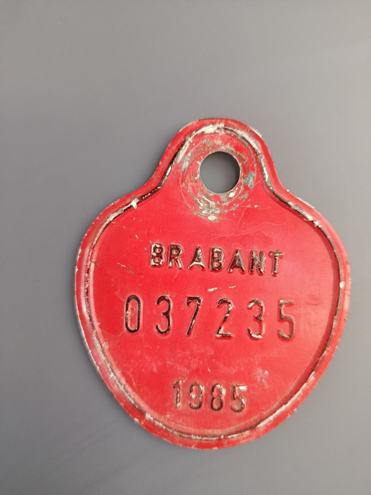 Plaque vélo fietsplaat 1985 Brabant, Enlèvement ou Envoi