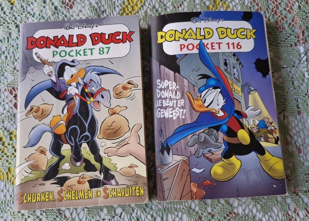 Strip/comic Pocket Donald Duck - nr 116 en nr 87, Verzenden, Walt Disney, Zo goed als nieuw, Meerdere stripboeken