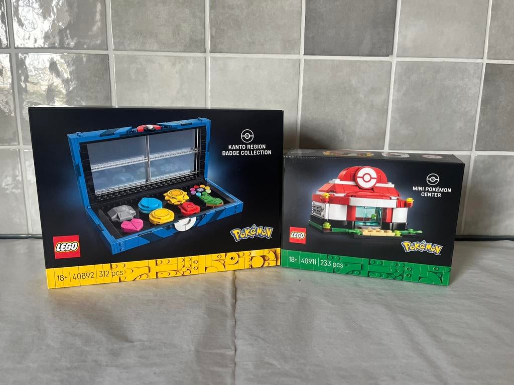 LEGO Pokémon Sets 40892 / 40911– Factory Sealed, Ophalen of Verzenden, Nieuw, Complete set, Lego
