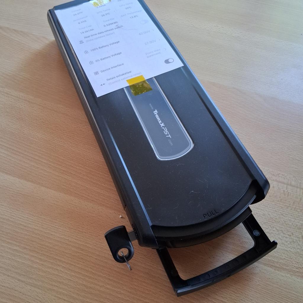 Tranzx bl15 met vernieuwde cellen, Ophalen