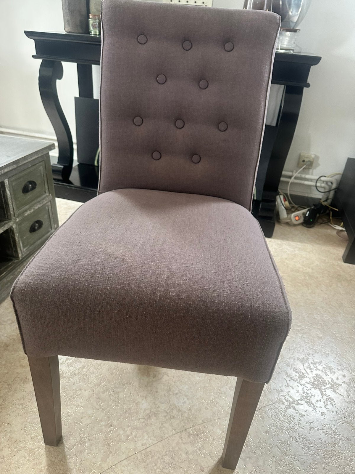 6 chaises classiques romantiques, Enlèvement, Comme neuf, Gris