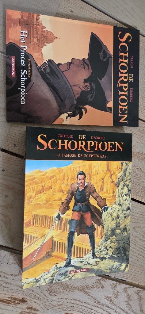 strips De Schorpioen 12 stuks, Meerdere stripboeken, Ophalen of Verzenden, Zo goed als nieuw, Marini/Desberg
