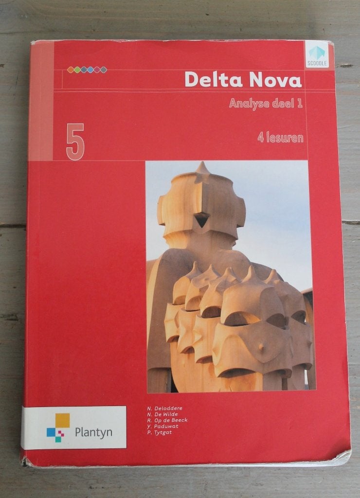 Delta Nova 5 - Analyse deel 1 (4 lesuren), Boeken, Ophalen of Verzenden, Zo goed als nieuw, Wiskunde A, N. Deloddere