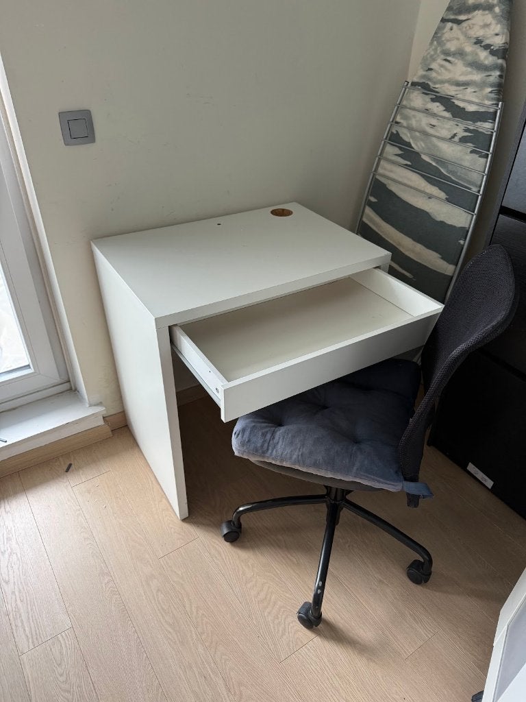 Compact bureau + bureaustoel (complete set), Ophalen, Gebruikt, 73 cm, 50 cm