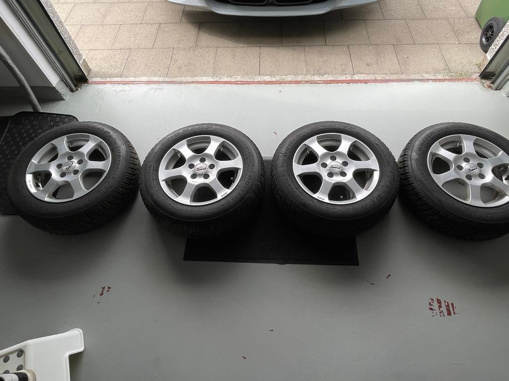 Te koop 4 winterbanden met velgen 175/70 R14, Auto-onderdelen, Banden en Velgen, Ophalen, Winterbanden, Velg(en)
