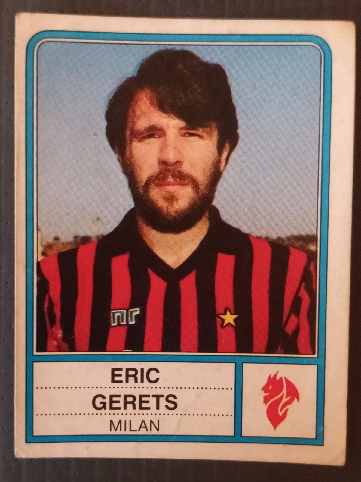 PANINI CALCIATORI 83-84 # 160 ERIC GERETS, Enlèvement ou Envoi