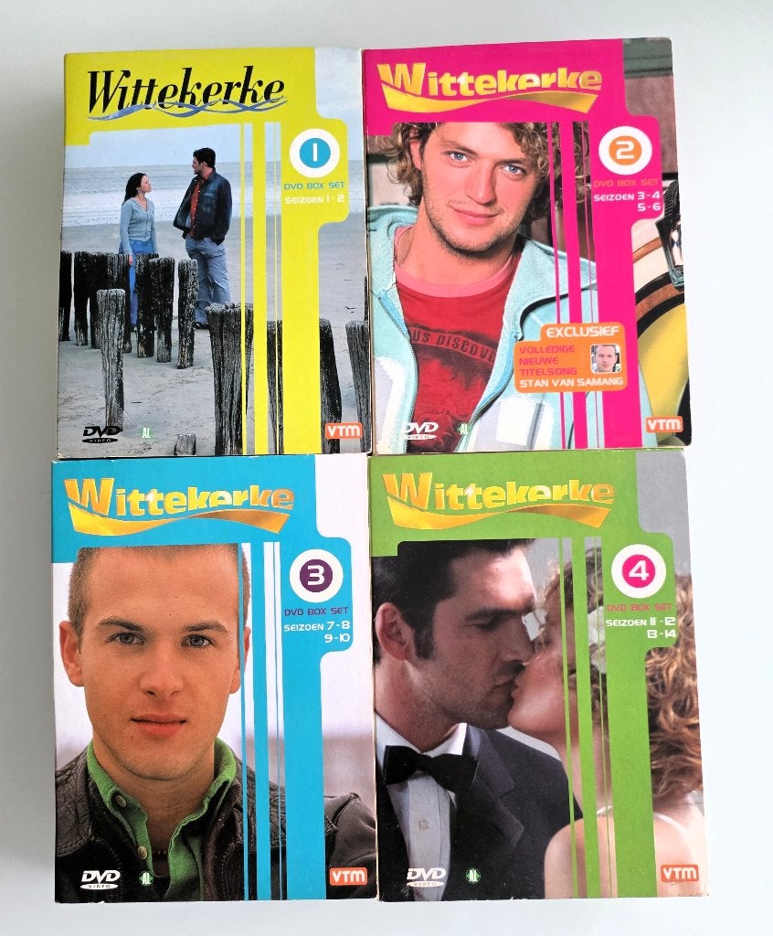 4 DVD boxen : Wittekerke ( box 1 , 2 , 3 en 4 ), Ophalen of Verzenden