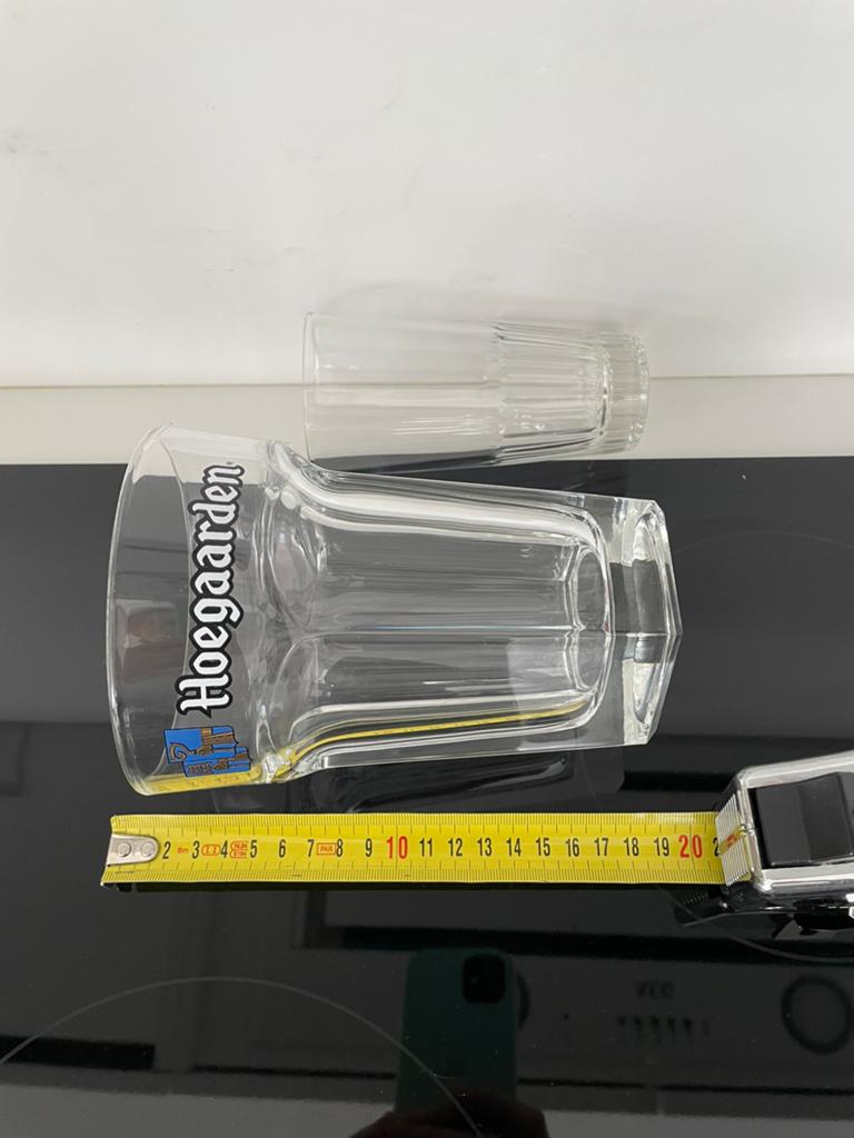 Hoegaarden Reuzeglas 750 ml - Uniek verzamelobject, Verzamelen, Ophalen of Verzenden, Nieuw, Bierglas