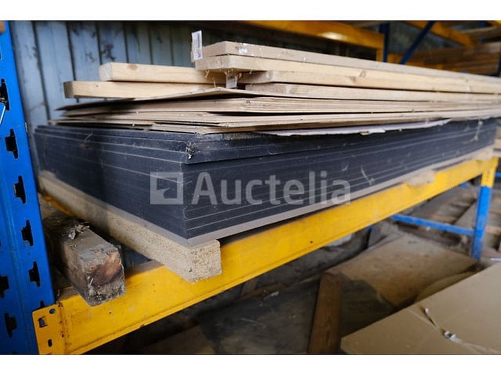 10 Panneaux de bois MDF noir