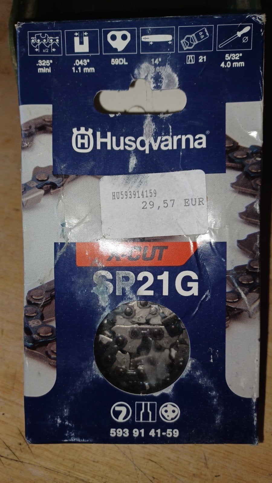 Ketting voor Husqvarna., Tuin en Terras, Ophalen