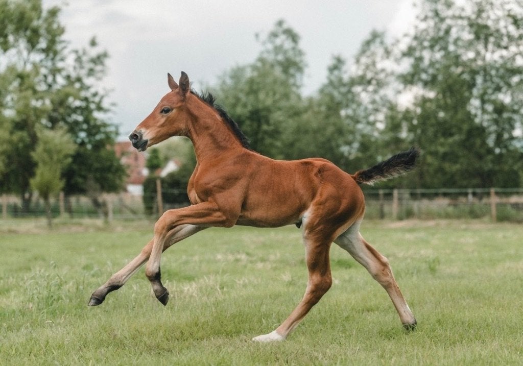 Springveulen, 165 à 170 cm, Avec pedigree, Étalon, 0 à 2 ans