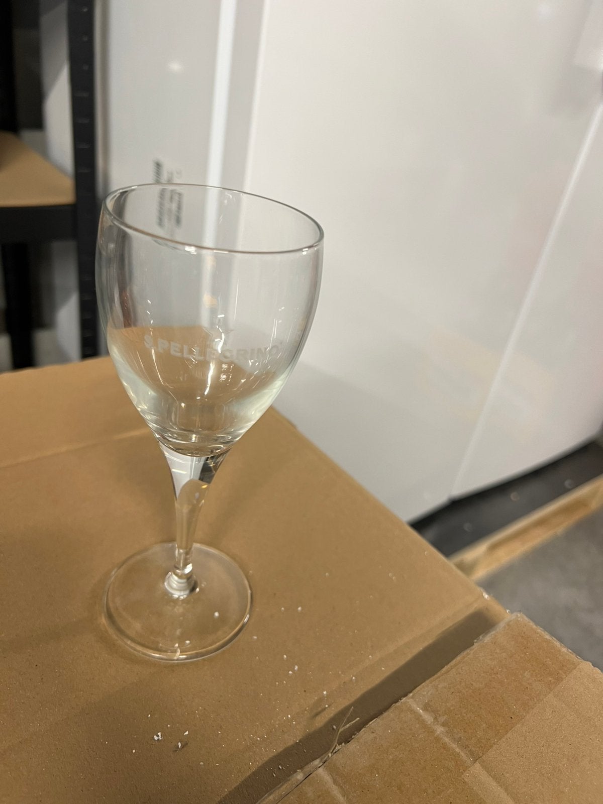 San Pellegrino glas 24 stuks, Collections, Verres & Petits Verres, Enlèvement, Comme neuf