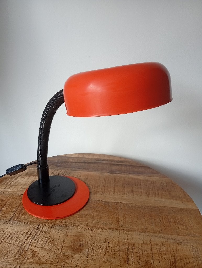 Vintage seventies Italiaanse Space Age bureaulamp, Ophalen of Verzenden, Huis en Inrichting