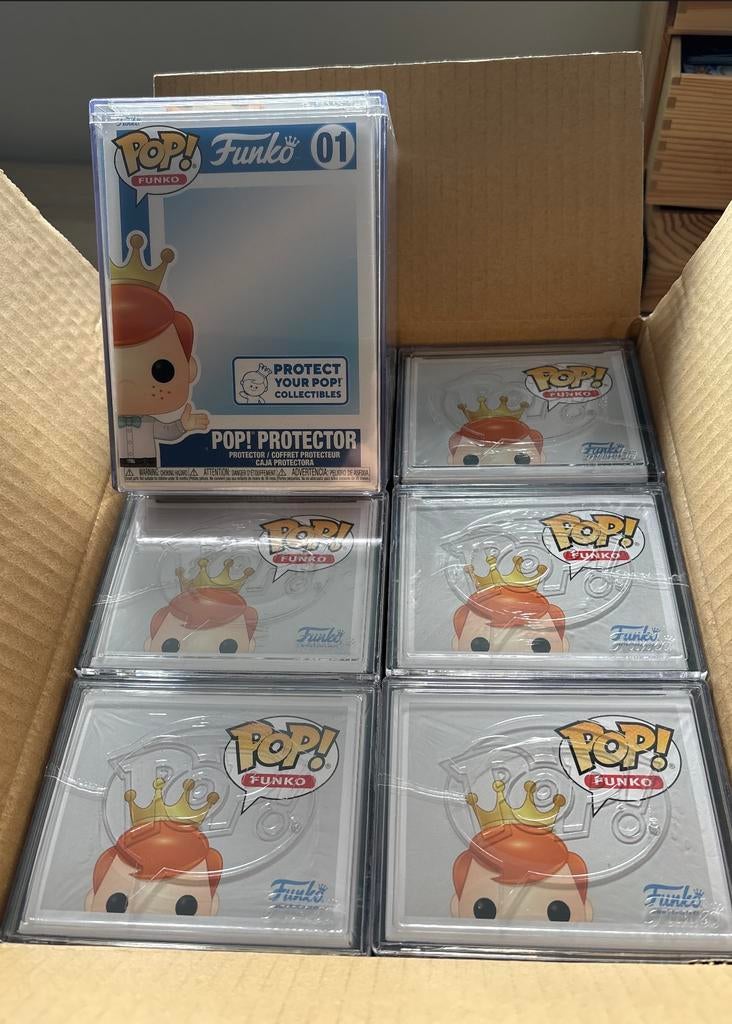 Lot de 6 Funko Pop ! Vitrines Protector Clear, Enlèvement ou Envoi, Comme neuf