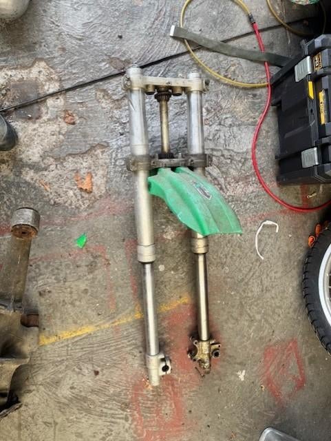 fourche Kawasaki KX500, Enlèvement, Utilisé
