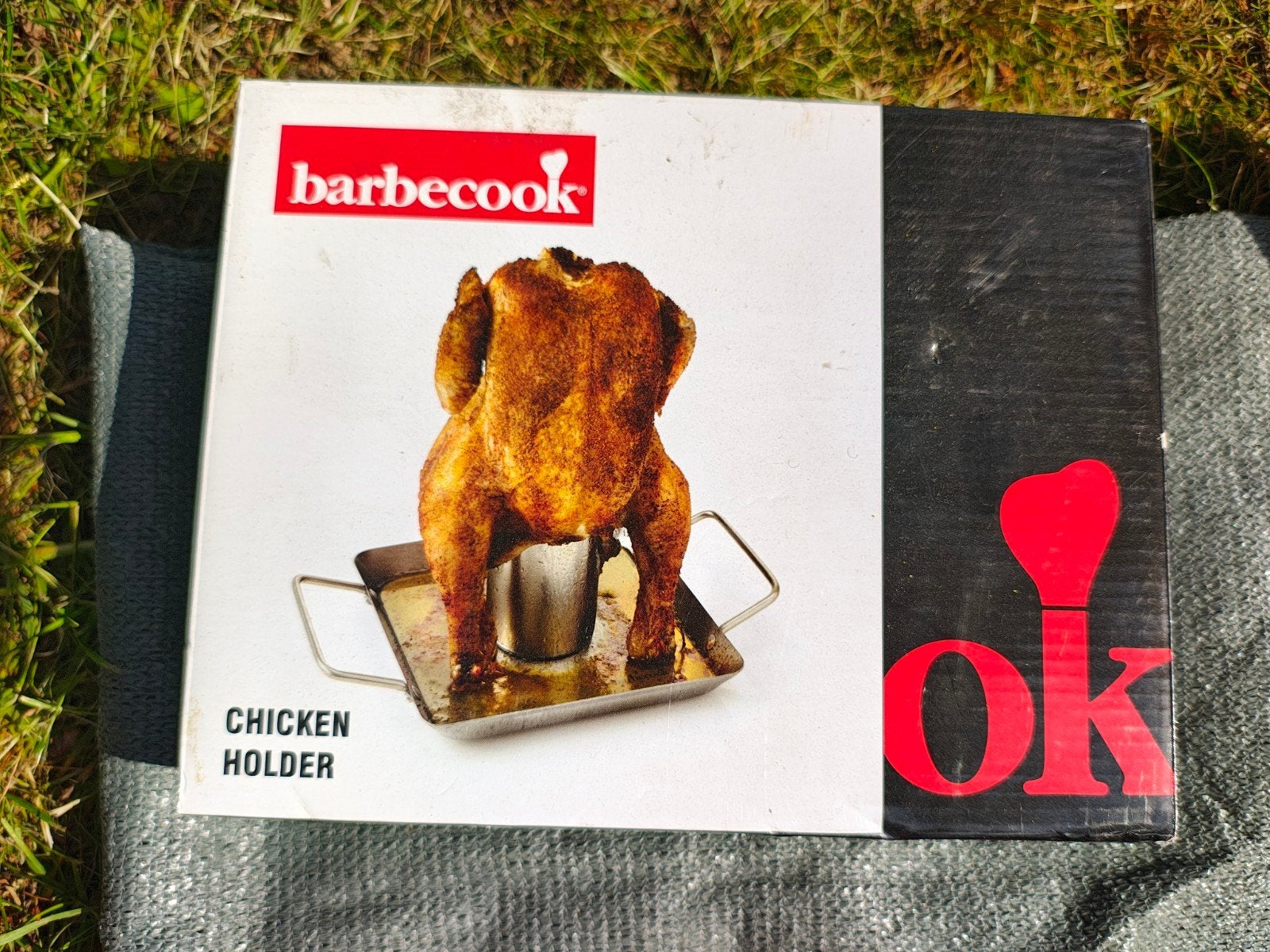 Barbecook kippenhouder, Ophalen